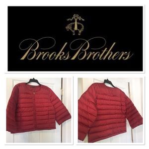 Brooks Brothers Red Lightweight Quilted Puffer Jacket